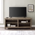 thumbnail image 5 of Manor Park Open Storage TV Stand for TVs up to 65", Grey Wash, 5 of 9