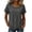88#Gray, variant on Linen Blouses for Women Summer Casual Boho Hollow-Out Crew Neck Short Sleeve Shirts 2026 Summer Beach Dressy Tops Clothes