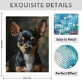 thumbnail image 3 of Diamond Art Kit for Adults, Chihuahua Alert Eyes Portrait Diamond Painting for Adults Beginners, DIY Diamond Art Painting Kits, 5D Diamond Painting Crafts for Home Decor 12x16 Frameless, 3 of 7