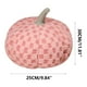 thumbnail image 3 of Almohada de calabaza rellena de lana de cordero, tamaño mediano, ideal para decorar el hogar, cómoda y elegante, adorable juguete de calabaza para decoración de temporada, suave y esponjoso para sofá, 3 of 7