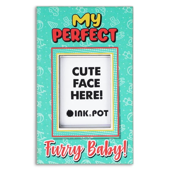 Inkdotpot My Perfect Furry Baby! Dog/ Cat PhotoMagnetFrame-MagneticPhotoFramesFor Refrigerator Magnets- MiniPhotoFrames- Cute Gift ForPet Lover | 9 x 5.5 cm