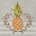thumbnail image 3 of Authentic Hotel and Spa Turkish Cotton Pineapple Embroidered Light Grey 4-piece Towel Set, 3 of 4