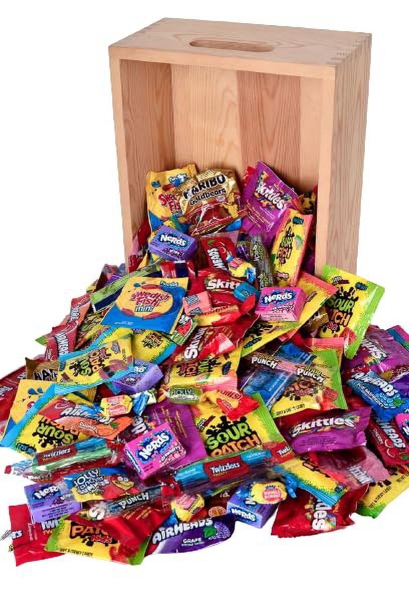 Assorted Bulk Candy Variety Pack-10 Flavors 5 Lbs Individually Wrapped Mixed Candy, Pinata Candy Bags, Fruit Mix Candy Packs For Classroom, Office, Birthday Parties, Kids, College Students & Adults