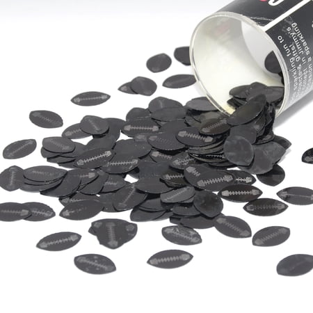 Confetti Football Black - Half Pound (8 oz) - CCL9941