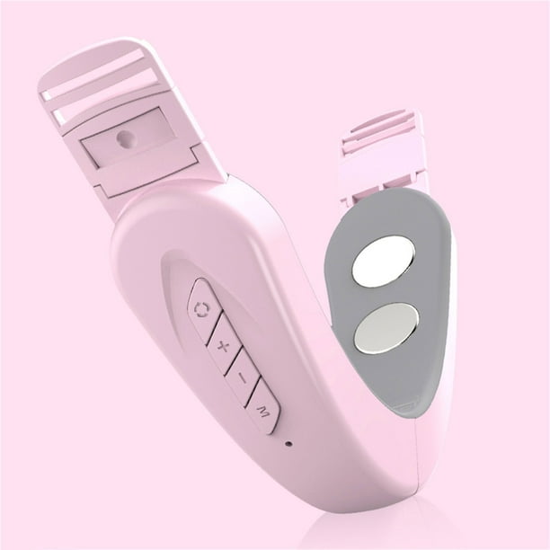 Fiudx Lifting Facial En V, Masajeador Facial Ems de 12 Velocidades, Dispositivo Portátil para Adelgazar El Mentón, Reafirmante Muscular, Ideal para Uso En Casa, Oficina y Viajes, Reducción de Papada,