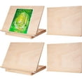 thumbnail image 1 of GHSDFBB 4 Pcs Desktop Drawing Sketching Easel Bulk A3 Beech Wood Tabletop Easel 4 Position Adjustable Portable Drawing Board Wood Drafting Easel for Beginners Artists Student Painting, 17x12, 1 of 7