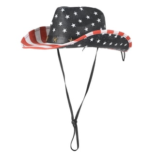 Angela & William Unisex Americana Flag Cowboy Hat - Walmart.com display picture 3
