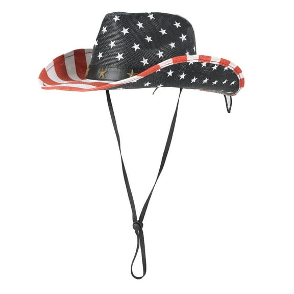 LEMONSODA American Flag Hats (American Flag Cowboy Hat)