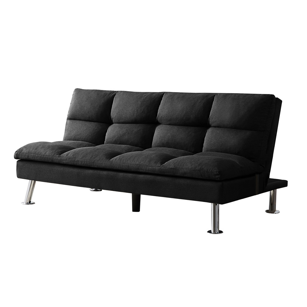 Modern Simple Style Futon Sofa Bed Convertible Sleeper Sofa with Thick