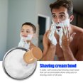 thumbnail image 2 of Miangastore Outil de Rasage pour Hommes Bol de Rasage Argent Lot de 1 2.8x2.8x2.0in, 2 of 8