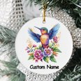 thumbnail image 3 of Hummingbird Ornament, Christmas Ornaments 2025, Gift for Hummingbird Lovers, Gift for Pet Lovers, Gift for Christmas, Christmas Decorations, 3 of 6