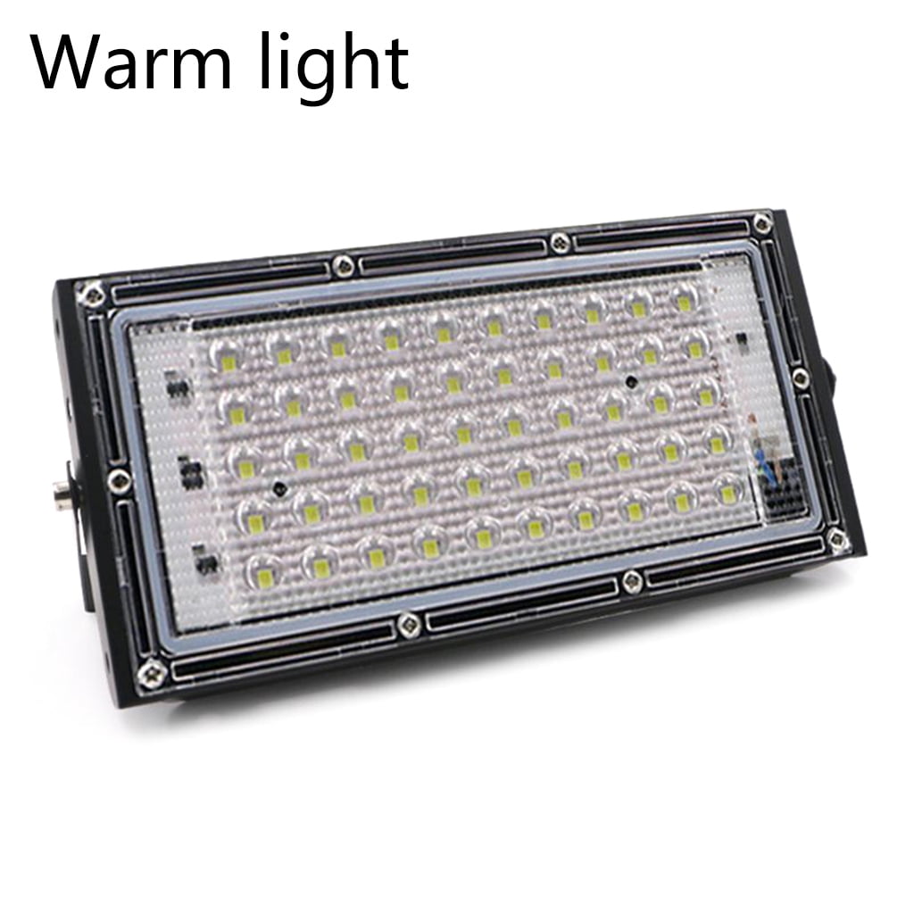 ✪ LED Floodlight Outdoor Spotlight 50W Wall Washer Lamp Reflector IP65 Waterproof Lighting Garden RGB Flood Light AC 110V