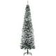 thumbnail image 1 of Árbol de Navidad HOMCOM, flocado en nieve, 2,3 m, con 738 puntas, color verde, 1 of 9