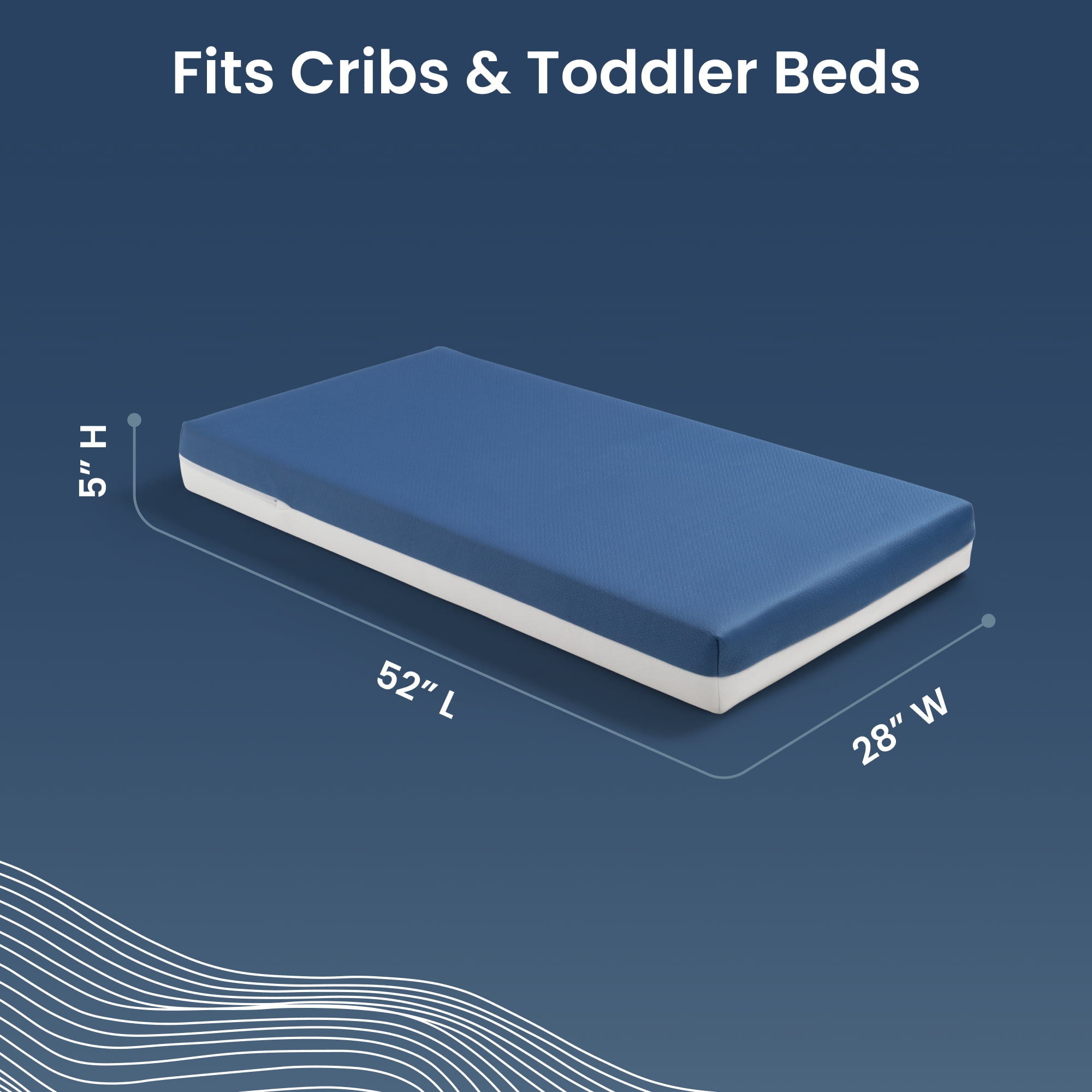 Serta CloudCool Crib and Toddler Mattress, Breathable, Machine Washable Cover, Waterproof, Hypoallergenic, Greenguard Gold Certified Baby Mattress