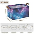 thumbnail image 7 of Yayeee Foldable Storage Basket for Shelves Waterproof Cloth Bins, Galaxy Pattern, 7 of 7