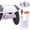 Rubberized White Black- Silver, variant on eXtremeRate Real Metal Buttons RMB RISE4 V3 Remap Kit for PS5 Controller BDM-030 040 050, Redesigned Black Rubberized Grip Bottom Shell Upgrade Board 4 Back Paddles Attachment for PS5 Controller