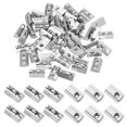 thumbnail image 1 of M5 Demi-Rond Rouleau en Ressort Écrous en T Série 4040 Acier au Carbone Fente en T Écrous à Ressort Argent, 50 Pcs, 1 of 7