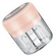 thumbnail image 1 of Yuarrent Triturador de ajo, máquina eléctrica inalámbrica para prensa de ajo, trituradora de verduras Cocina y Comedor rosado 250ML, 1 of 6
