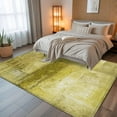 thumbnail image 5 of 6x9 Area Rugs, Yellow Non-Skid Rubber Backing Large Rectangle Rugs - Living Room Bedroom Home Office, Retro Oil Painting Modern Abstract Art Aesthetics Indoor Floor Mat Carpets Washable Rug, 5 of 9