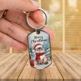 thumbnail image 3 of Merry Christmas Ragdoll Enjoys Catmas Winter Xmas Holiday Stainless Steel Keychain Cat Lover Kitten Owner Gifts Idea Collar Charm Tag Keyring - 02022, 3 of 5