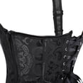 thumbnail image 4 of Corset Top With Straps Sexy Floral Corset And Bustiers Jacquard Overbust Corset Plus Size, 4 of 4