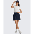 thumbnail image 7 of G4Free Smoofit Modal Soft A Line Skirts for Women - 15" Elastic Wasitband Summer Casual Lounge Skirt with 2 Side Pockets, 7 of 7