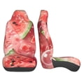thumbnail image 3 of Xecao Refreshing Watermelon Slices Print Car Seat Cover in That Fits Most Cars, Vans, SUVs, and Trucks., 3 of 7