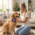 thumbnail image 4 of Pet Bath Brush for Massage and Itching Relief, Multi-functional Grooming Scrubber for Dogs and Cats, Fashionable Pet Cleaning Accessory for Home, 4 of 5
