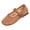Brown, variant on Wensltd Women Shoes Solid Color Mary Jane Flats Solid Color Spring Summer for Office Work Daily