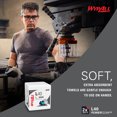 thumbnail image 6 of WypAll PowerClean L40 Cloths Extra Absorbent Wipes (05701), Quarterfold, Bulk Paper Wipers, White (18 Packs of 56 Sheets, 1,008 Sheet Total), 6 of 10