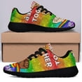 thumbnail image 3 of Together We Stand LGBT Shoes Sneakers for Women Men Black Size 11.5, 3 of 7
