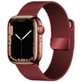 thumbnail image 1 of BRADCET 1/2Pack  Metal Band Compatible with Apple Watch Bands 38mm 40mm 41mm 42mm 44mm 45mm 49mm Adjustable Stainless Steel Mesh Milanese Loop Strap for iWatch Series Ultra SE 8 7 6 5 4 3 2 1, 1 of 12