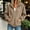 Khaki, variant on Hueoook Zip Up Womens Hoodie Pullover Trendy Casual Fleece Hooded Sweatshirt Pockets Half-Zip Light Hoodie Tops Blue S