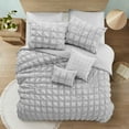 thumbnail image 2 of Grace Living Emilyn 5pc Twin/Twin XL Duvet Set, Grey, 2 of 8