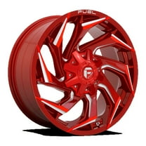 Fuel D754 Reaction 20X10 8X180 -18Et 106.1Cb Candy Red Milled Wheel