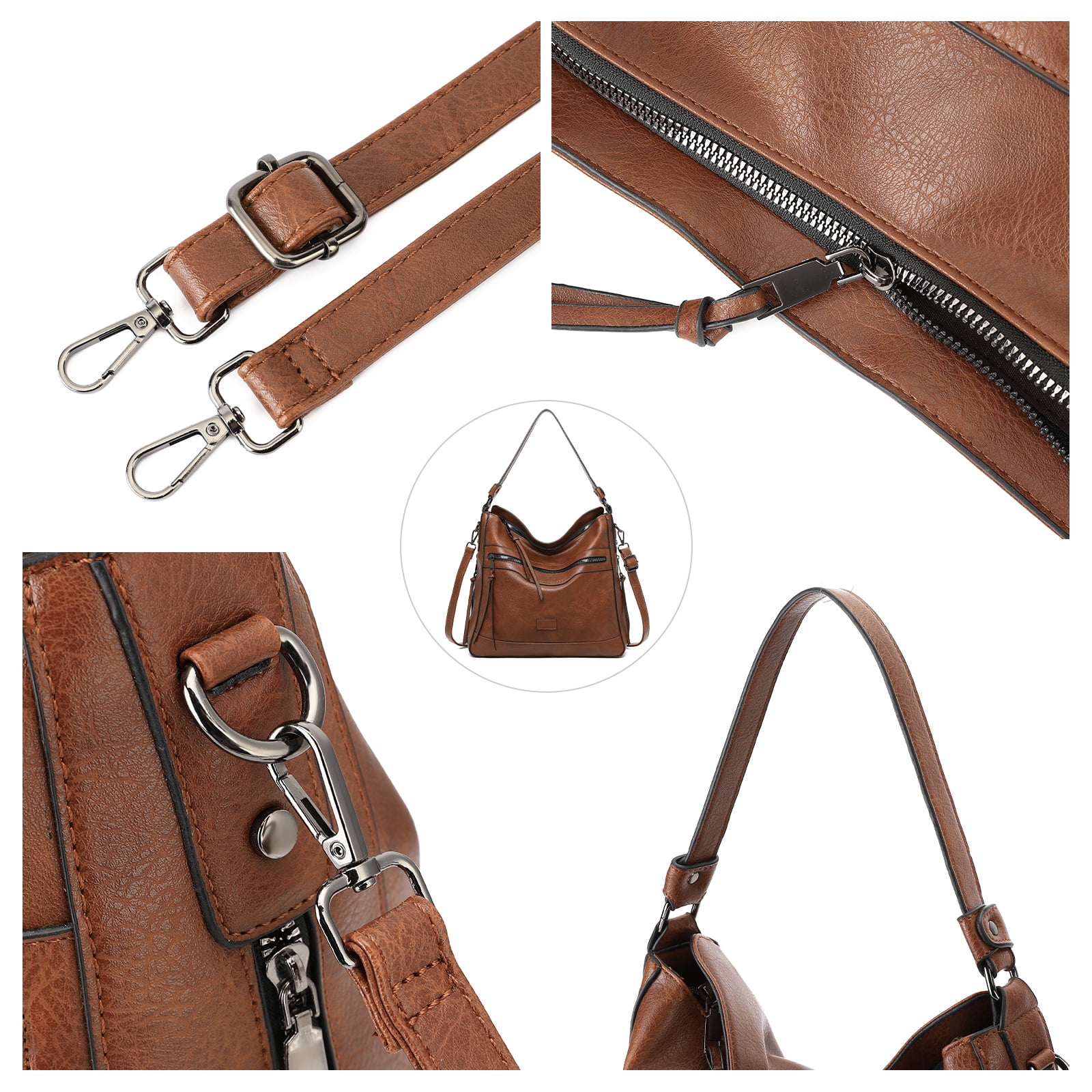 GOIACII Soft Women Leather Purses and Handbags Satchel Tote Shoulder Bag, Crossbody Bag for Women
