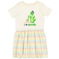 thumbnail image 3 of Inktastic I Love My Tía Girls Toddler Dress, 3 of 5