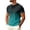 Turquoise -AE05, variant on Dwellite Men's Guard Short Sleeve, Sun Swim Crew Neck Shirts, Quick Dry Lightweight Surf Beach T-Shirt Dark Green 2XL