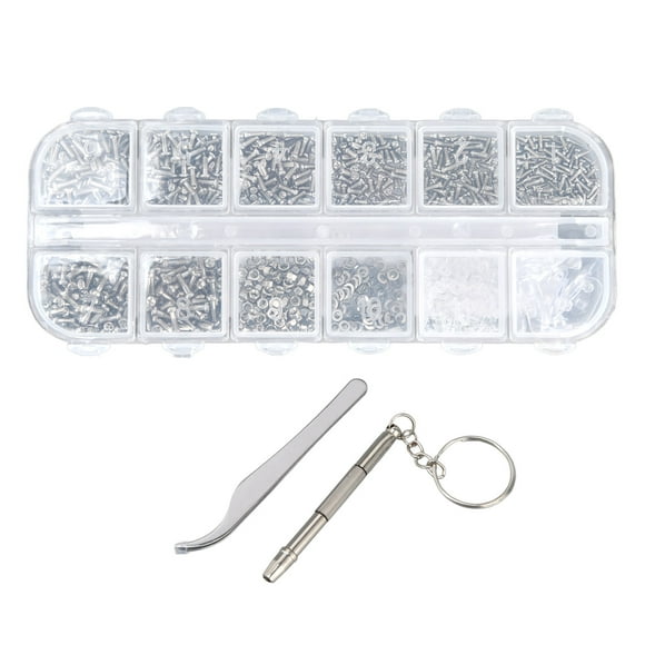 Glasses Repair Kit,Glasses Repair Kit Eyeglass Glasses Screws Set Eye Glasses Repairing Kit Performance Driven
