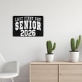 thumbnail image 4 of Retro High School First Day Sign for 2026 - Indoor Hanging for Dorm Room and Home, 4 of 4