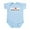 Sky Blue, variant on CafePress - I Love MONTAUK Infant Bodysuit - Baby Light Bodysuit, Size Newborn - 24 Months