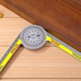 thumbnail image 4 of Calibre de bisel cuadrado de carpintería ajustable, bisel de madera cuadrado, bisel en T deslizante, mango de madera dura, hoja de acero inoxidable para carpintería (1 unidad, marrón), 4 of 5