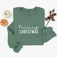 thumbnail image 4 of Goodtrade8 Womens Sweatshirts Christmas Merry Sweatshirts Crew Neck Long Sleeve Printed Christmas Gifts, 4 of 6