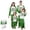 Christmas 01, variant on Family Matching Christmas Pajamas Sets – Holiday PJs for Women, Men – Festive Green Snowflake & Holiday Print Sleepwear