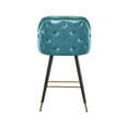 thumbnail image 6 of Meridian Furniture  bosa Soft Blue Vegan Leather Counter Stool (Set of 2), 6 of 8