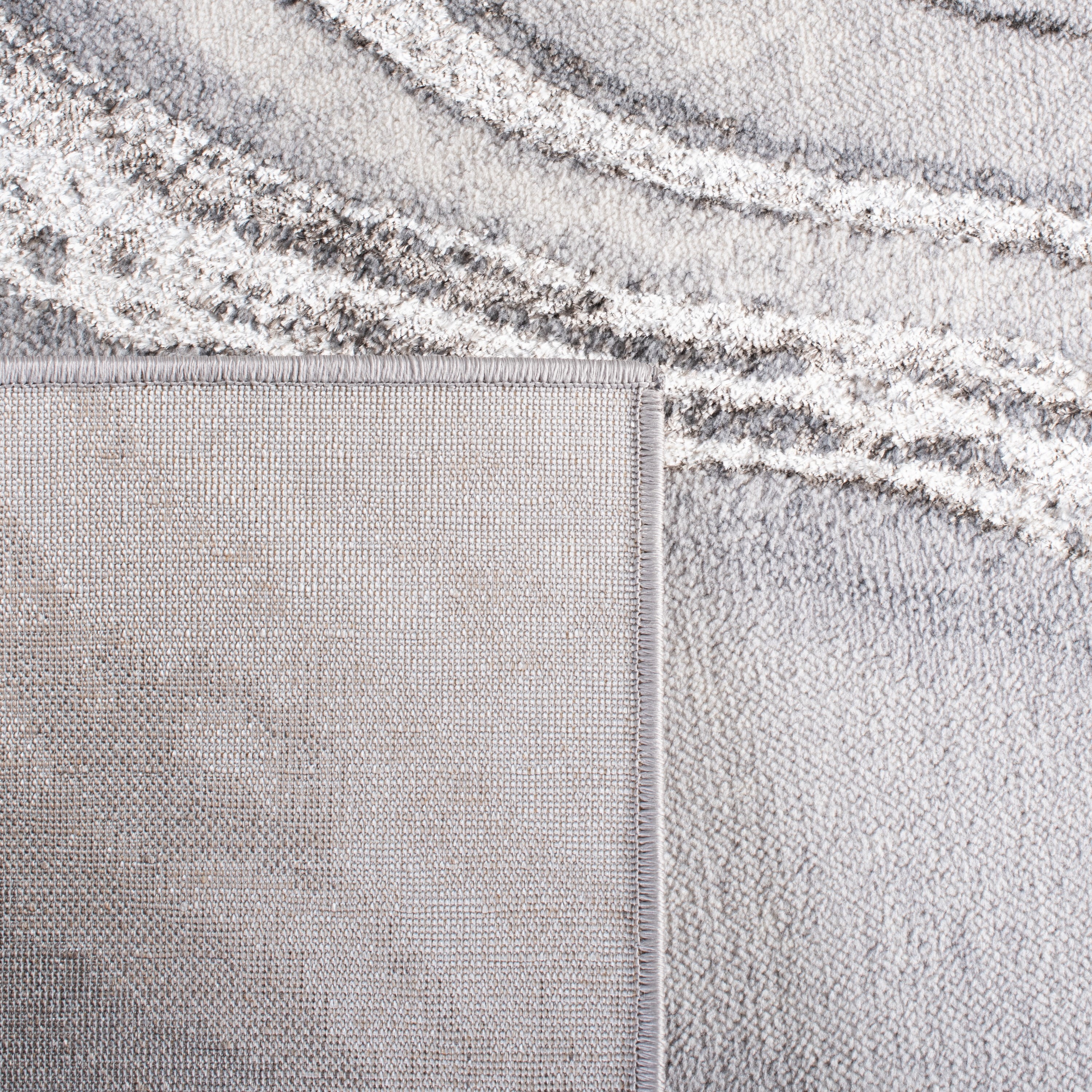 SAFAVIEH Orchard Edwin Modern Runner Rug, Grey/Ivory, 2'2" x 7'