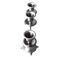 thumbnail image 3 of Candélabres en Métal, Bougeoir Rétro Élégant 3 Bras pour Fête, 3 of 8