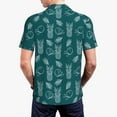 thumbnail image 6 of Cauagu Tropical Pineapple Print Men's Polo Shirts, Short-Sleeve Polo Shirts for Men Performance Golf Shirt Athletic Casual Collared T-Shirt-4X-Large, 6 of 8
