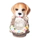 thumbnail image 2 of Adorno de cachorro de resina, innovadora luz solar nocturna Luz innovadora para cachorros hecha a mano con cuidado, 2 of 5