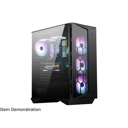 MSI - MPG GUNGNIR 110R ATX Mid-Tower Case - Black
